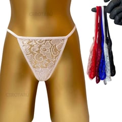 GENERICO - Tanga Brasilera Hilo Panties Panty Encaje Lencería