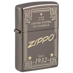 ZIPPO - Encendedor 1932 Cod 48715- Negro Hielo