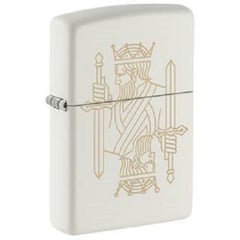 ZIPPO - Encendedor Naipe Blanco Cod. 49847 - Blanco Mate