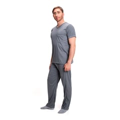 ROMANELLA - Pijama Para Hombre Martin Gris CL