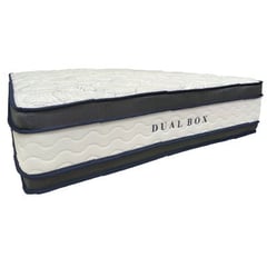 COLCHONES MOON - Colchon Cama SENCILLA 100 x 190 DUAL BOX Ortopedico POCKET