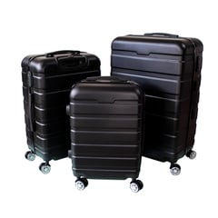 TRAVEL BAGS - Set 3 Maletas de viaje en ABS Resistente Travel Bags - Color Negro