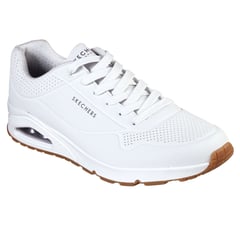 SKECHERS - TENIS BLANCO PARA HOMBRE SK UNO STAND ON AIR WHITE 52458WHT