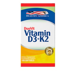 HEALTHY AMERICA - Vitamin d3 + k2 100 softgels -