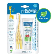 DR BROWNS - Crema+Cepillo de Dientes Para Bebe