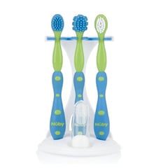 NUBY - Set x4 Cepillos De Dientes Para Bebe