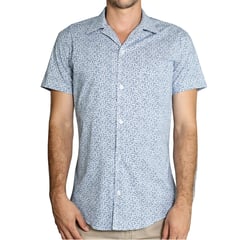 ARANZAZU - Camisa slim estampado mini flores