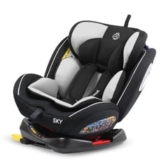 BEBESIT - Silla De Bebé Para Carro Sky 360 Isofix Gris