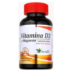 FITO MEDICS - Vitamina D3 y Magnesio 100 capsulas -