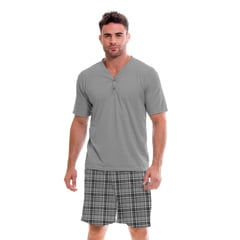 ROMANELLA - Pijama de short Criestian CC para hombre