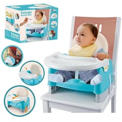 GENERICO - Comedor Portatil Para Bebe Bandeja Extraible 2 En 1-AZUL