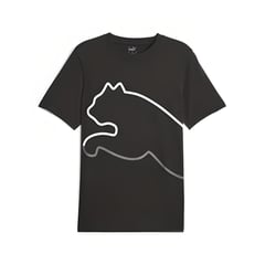 PUMA - Camiseta Hombre Graphics Big Cat Tee Negro