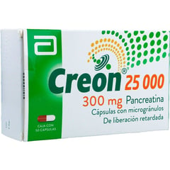 ABBOTT - Creon 25000 Caja por 50 Capsulas.