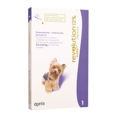 ZOETIS - Antiparasitario Interno/Externo Revolution 12% 2.6 - 5kg