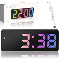 GENERICO - Despierta Con Estilo Reloj Multicolor LED