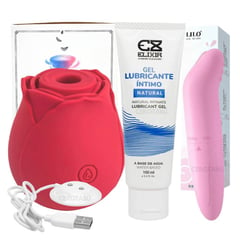 GENERICO - Vibrador Succionador Bala Vibradora Lubricante Grande 100ml