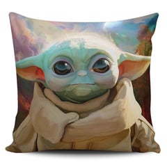 TAYRONA STORE - Funda Cojin Decorativo Star Wars Baby Yoda 01