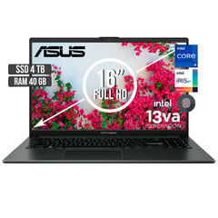 ASUS - PORTATIL INTEL CORE I9-13900H SSD 4TB RAM 40GB LED 16 FULL HD