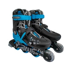 DISNEY - Patines en Linea Mandalorian Negros T 35-38 Caja Averiada