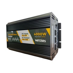 GENERICO - Conversor Inversor De Voltaje 4000w 12v A 110v Onda Pura