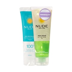 NUDE - Promoción Nude Protector SPF100 + Post Solar 120ml x2 und