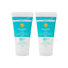 NUDE - Promoción Protector Solar Sensación Liviana Spf80 40ml X2 Uds