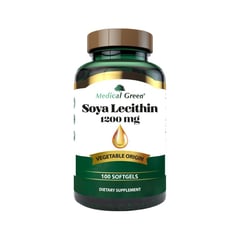 MEDICAL GREEN - Soya Lecitina 1200MG 100 Capsulas