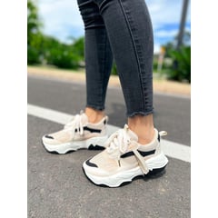 EVEGONZ - Tenis Deportivo Mujer Zapato Casual de Moda Calzado Urbano