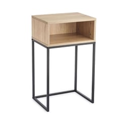 GENERICO - Mesa De Noche Moderna Nochero Estilo Industrial Refmilan