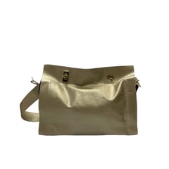 VILLAMIZAR - Bolso AURORA oro Línea Cuero Mujer tendencia