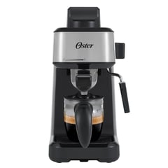 OSTER - Cafetera de Vapor para Espresso y Cappuccino 4 tazas