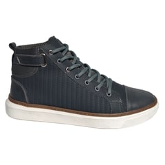 CALZADO CON ALTURA MONSERRATE - Tenis en CUERO para hombre marca Monserrate Ref Coral color Negro