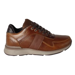 CALZADO CON ALTURA MONSERRATE - Tenis en CUERO para hombre marca Monserrate Ref Tayrona color Miel