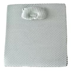 MUNDO BEBE - Colchoneta Corral Con Almohada 100 X 70 Cm gris