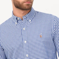 RALPH LAUREN - Camisa Hombre Manga Larga Custom Slim de Polo