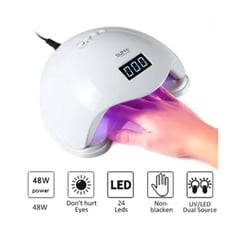 GENERICO - Maquina Uv Uñas Lampara Led De Manicura 48w Lampara Uv 1078