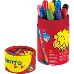 GIOTTOS - Set De Colores Lápices Ergonómicos Para Niños 10 Un Niños
