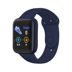 GENERICO - Reloj Inteligente Smartwatch Bluetooth Sensor Pulso Cardiaco AZUL