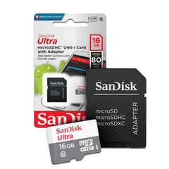 SANDISK - Memoria Micro SD  16GB clase 10
