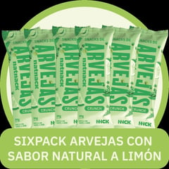 GENERICO - Natnack Arveja Limón 6pack