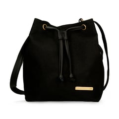 BATA - Cartera Negro Fleur Mujer