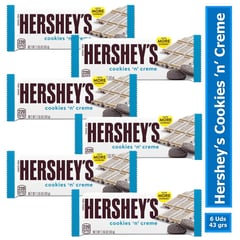 GENERICO - Hershey's Cookies And Creme 6 Unidad 43 GR Display