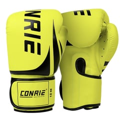 WIRETECH - Guantes De Boxeo Profesional Kick Boxing 14 Oz Verde neon