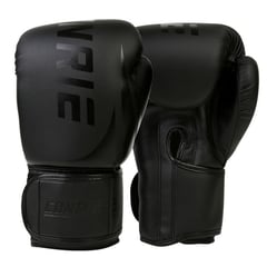 WIRETECH - Guantes De Boxeo Profesional Kick Boxing 14 Oz Negro