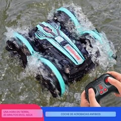 HOMETLY - Carro a Control Remoto para niños acrobacias en agua 360