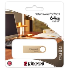 KINGSTON - Memoria USB 3.2 DataTraveler SE9 G3 64GB