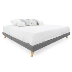 GENERICO - Cama para Colchón Semidoble 120x190 Moderna en Madera