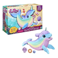 HASBRO - Furreal Mascota Interactiva Narwhal Sonidos Original