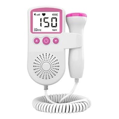 GENERICO - Doppler Fetal Ultrasonido Monitor De Latidos Prenatal ROSADO