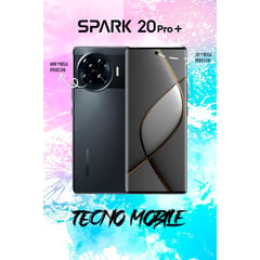 TECNO MOBILE - TECNO SPARK 20 PRO PLUS / 8 GB RAM / 256 GB MEMORIA / NEGRO